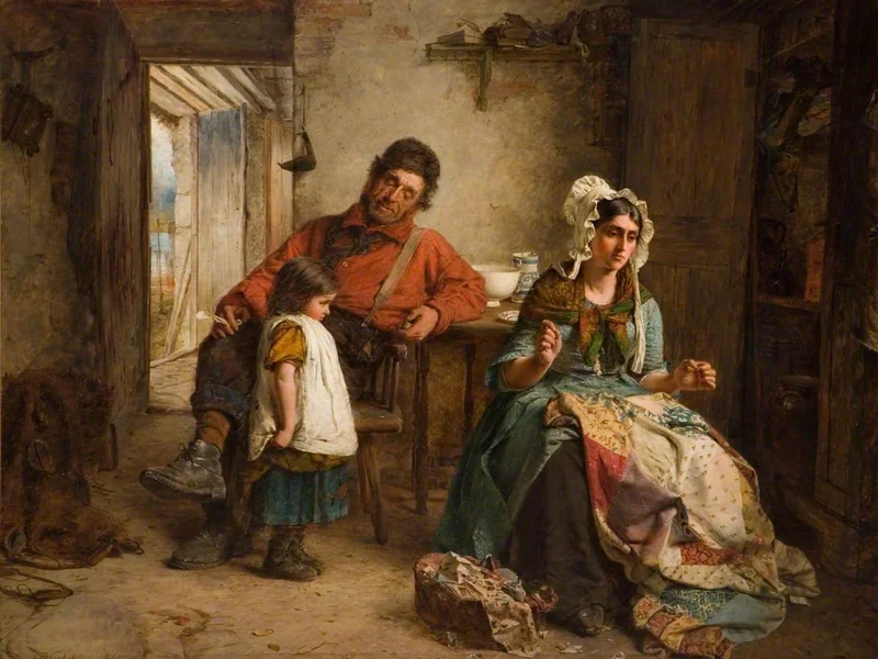 1825-Erskine Nicol - Baci e riconciliazione - La nuova galleria d'arte di Walsall